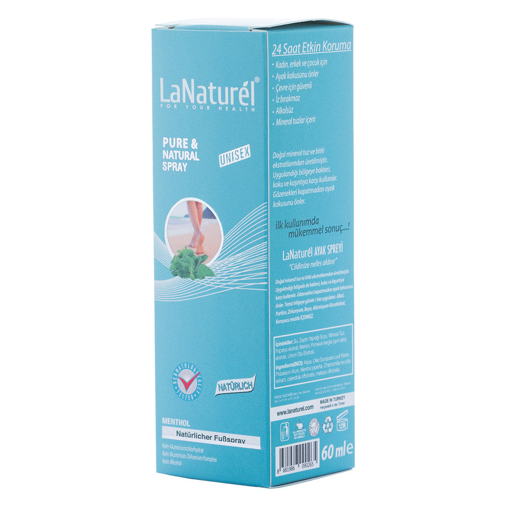 12x NATÜRLICHES FUßSPPRAY - MENTHOL (1,45€/Stück)